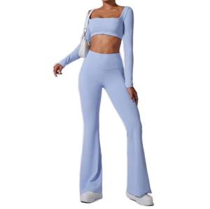 Conjunto Deportivo Impermeable de Tallas Grandes para Mujer, Ropa Deportiva Cómoda para Correr, Secado Rápido, Trajes de Yoga, Venta al Por Mayor 2026 - Product Image 1