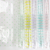 Rouleaux de film plastique transparent avec motif floral, papier d'emballage cadeau imperméable pour l'emballage de fleurs et de paniers