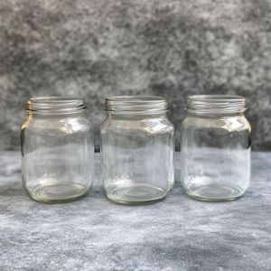 Pot en verre de luxe avec couvercle en métal, récipient décoratif élégant pour comptoir de cuisine, rangement de bonbons, biscuits, café et thé - Product Image 2
