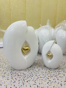 Urna Funeraria de Metal Blanco Personalizable de Brassworld India, Artículos Funerarios - Product Image 2