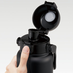 Trượt băng nghệ thuật 800ml Đen Thép không gỉ Tumbler một đẩy xử lý biểu tượng tùy chỉnh chân không <span class=keywords><strong>Flask</strong></span> phích thể thao du lịch 0-6 giờ nhiệt - Product Image 3