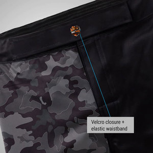 Pantalones Cortos de Lucha Personalizados BRAVE BROWNS, Tela Premium de Poliéster/Algodón, Secado Rápido, Elásticos, Ajuste Cómodo para Artes Marciales y Boxeo - Product Image 3