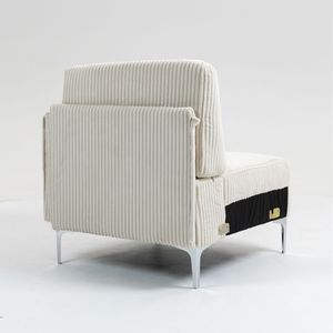 Divano Componibile Beige con Modulo Angolare e Modulo Centrale per Soggiorno - Product Image 2