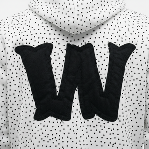 ผู้ผลิตเสื้อฮู้ดดี้โอเวอร์ไซส์ผ้าฝ้ายหนานุ่มแบบกำหนดเอง ประดับด้วยคริสตัล แต่งลายขาดๆ พร้อมงานปักคุณภาพสูง สไตล์สตรีทแวร์ - Product Image 5