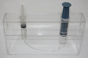 Equipo de Experimentación de Presión Hidrostática Duradero (Aparato de la Ley de Pascal) con Estructura de Madera y Vidrio para Física en el Aula OEM - Product Image 3