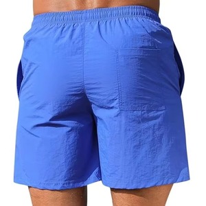 Summer Fashion Men Windbreaker Shorts Mid Waist Quick Dry Front Logo Oxford Fabric Running Yoga Fitness Workout <b>High</b> Quality - Product Image 2