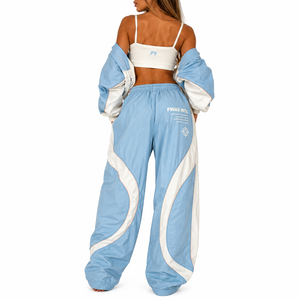 Conjunto Deportivo Cortavientos de Alta Calidad para Mujer, 100% Poliéster, Secado Rápido, Transpirable, Personalizado, Pantalones para Hombre - Product Image 2