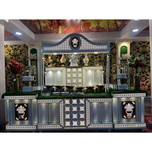 Mostrador de buffet de lujo en acero inoxidable para catering - Product Image 2