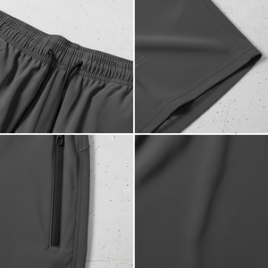 Shorts de sport pour hommes, légers et respirants, pour l'entraînement en salle de sport, taille élastique, vêtements de fitness décontractés - Product Image 5