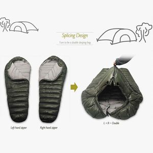 Kamperbox Winter Warm and Waterproof Outdoor Down Sleeping Bag for Camping and Tourism - Product Image 5