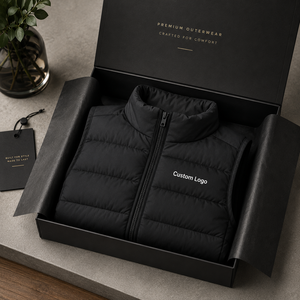 Gilet matelassé pour homme avec isolation légère, rembourrage chaud, tissu extérieur durable, coupe confortable et design sans manches, idéal - Product Image 6
