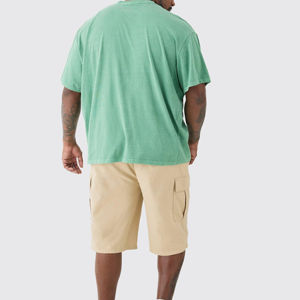 Service OEM de haute qualité, vente en gros de t-shirts personnalisés pour hommes avec impression en relief, t-shirts en coton à manches courtes avec impression en relief - Product Image 2