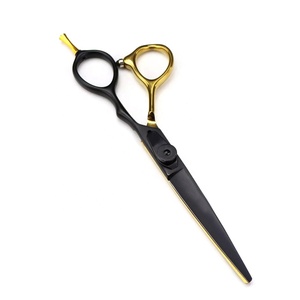 Professional Hair Cutting Thinning Scissors Barber Salon Hairdressing <b>Shears</b> Precision Stainless Steel Left-Handed <b>Long</b> <b>Handle</b> - Product Image 2