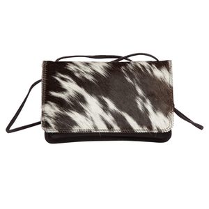 Elegant Stylish Genuine Leather Shoulder Handbag Natural External <b>Zipped</b> Pocket Cowhide Large Leather shoulder handbag items set - Product Image 3