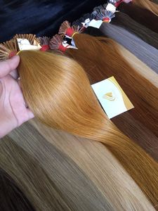 ผมต่อแบบ I-Tip เวียดนามแท้ 100 กรัม ราคาถูก ผมบริสุทธิ์ 100% ไม่ใช่เรมี่ เนื้อผมตรงหรูหรา ราคาส่งโรงงานที่ดีที่สุด - Product Image 2
