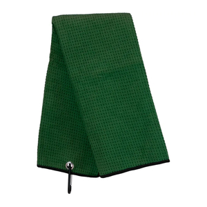 Green Microfiber <b>Golf</b> <b>Towel</b> with Carabiner Quick Dry Woven Sports <b>Towel</b> for Travel - Product Image 4