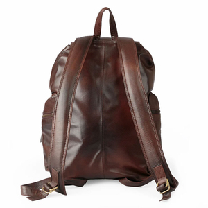 Custom Design <b>Light</b> <b>Weight</b> Leather <b>Backpack</b> Top Quality Leather <b>Backpack</b> Unique Style Leather <b>Backpack</b> - Product Image 3