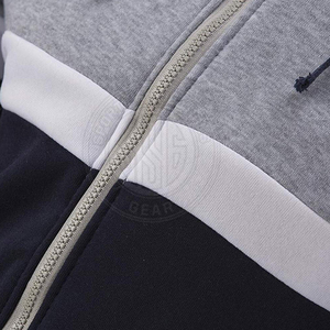 Sudadera con capucha y cremallera para hombre, tela premium, ajuste cómodo, perfecta para uso casual. - Product Image 5