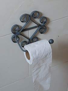 Industrial Iron Toilet Paper Holder Wall Mounted Tissue <b>Roll</b> Dispenser For Modern Bathroom Storage Organizer Accessory - Product Image 2
