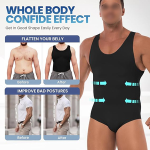 Compression <b>Jumpsuit</b> Unisex High Elastic Antibacterial Breathable Quick Dry Seamless Spandex/Nylon Full Body Sports Romper - Product Image 3