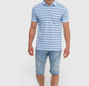 Fashion Men's Polo <b>Shirts</b> Summer Short Sleeve Slim Fit <b>Collar</b> 100% Cotton <b>T</b>-<b>shirts</b> Polo Streetwear Outdoor Clothing Fashion - Product Image 1