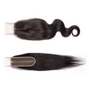 Indian Remy Hair U Part <b>Wig</b> Natural Black <b>Long</b> Straight and Body Wave for Lace Double Drawn 130% Density 235g - Product Image 1