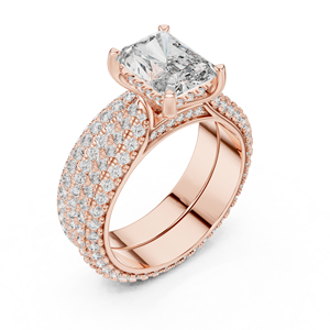 Hidden Halo 925 Sterling Silver Moissanite <b>Diamond</b> <b>Ring</b> Wholesale Engagement Jewelry OEM ODM Factory - Product Image 3