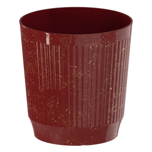 Maceta de orquídeas plisada con aspecto de porcelana, respetuosa con el medio ambiente, 9x3,5 ", jardín de plástico y espacio comercial, con un diseño de espacio comercial - Product Image 1