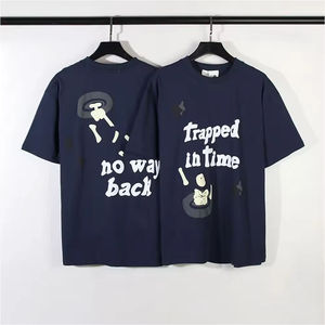 Custom 100% Cotton Made Puff Printing T-Shirt Good Quality Men Puff Printing T-Shirt Crew Neck Quick Dry Lightweight Men T-Shirt - Product Image 4