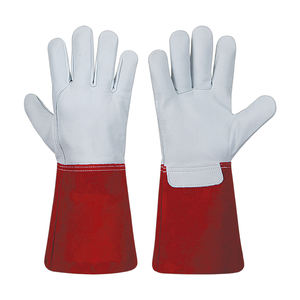 Gants de sécurité en cuir de vachette pleine fleur, résistants, antidérapants, anti-chaleur, sans latex, couleur personnalisable, fournis directement par l'usine - Product Image 1