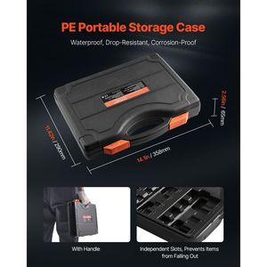 Jeu de douilles Torx de 1/4 pouce, 60 pièces, T25 et T30, en acier allié S2 et en acier Cr-V - Product Image 5