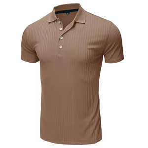 Vêtements de sport pour hommes, polos personnalisés unis, uniformes pour hommes, 100% polyester, grandes tailles, t-shirts de golf, t-shirts de sport avec poche - Product Image 2