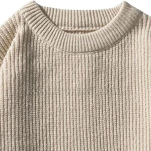 Pull en tricot uni décontracté, nouveau style, pull pour homme, fabrication professionnelle - Product Image 3