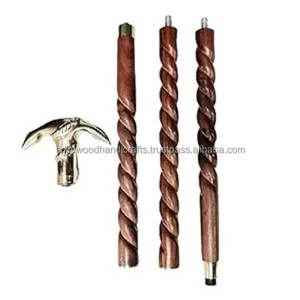 Bastones de Madera de Diseño Moderno y Color Dorado Latón, Bastones de Madera de Diseño Nuevo y Aspecto Diferente al Mejor Precio - Product Image 1