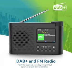 Maßgefertigtes Tragbares DAB+ FM Radio BT 2,4 Zoll TFT-Display Wecker Wiederaufladbar für Studium Arbeit Outdoor Zuhause - Product Image 2
