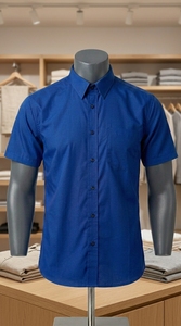 เสื้อเชิ้ตแขนสั้นผู้ชายทรงพอดีตัว ผ้าเนื้อนุ่ม ใส่ได้ทุกวัน ใส่ทำงานได้ สไตล์สมาร์ทแคชชวล เสื้อผ้าฤดูร้อน - Product Image 5
