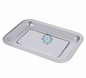 ถาดใส่อุปกรณ์ทำหัตถการทางทันตกรรม สแตนเลสเกรดศัลยกรรมทางการแพทย์ สีเทา ยี่ห้อ Gray Rocks ได้รับการรับรองมาตรฐาน CE สำหรับโรงพยาบาล  ประเภทเครื่องมือ Class I  รับประกัน 1 ปี - Product Image 4