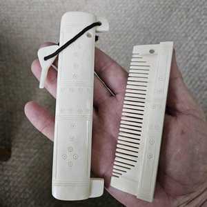 Handmade Viking Bone Comb with Locking <b>Case</b> – Medieval Grooming <b>Tool</b>, Norse Hair Comb - Product Image 1