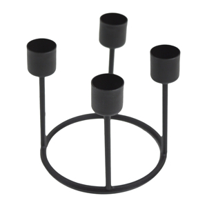 Painted Waterproof Eco-Friendly Iron <b>Tea</b> Light Holder with Multiple Finishes Single Candle <b>Stand</b> for Home & Wedding Decor - Product Image 4