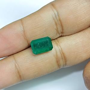 Esmeralda Octogonal Verde de 4.45 Quilates de Zambia, Gema Suelta ETiS-313 - Product Image 1