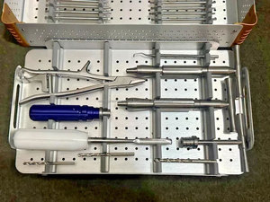 Juego de Extracción de Tornillos Rotos, 54 Piezas, Kit de Instrumentos Quirúrgicos Ortopédicos para Columna Vertebral, Sistema de Extracción de Implantes de Acero Inoxidable para Trauma - Product Image 4