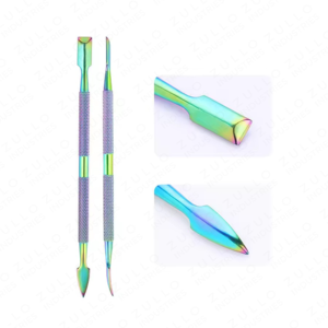 High Quality Stainless Steel Double End Cuticle Remover Pusher Professional Nail <b>Cleaning</b> <b>Tool</b> for Manicure Pedicure Home Use - Product Image 4