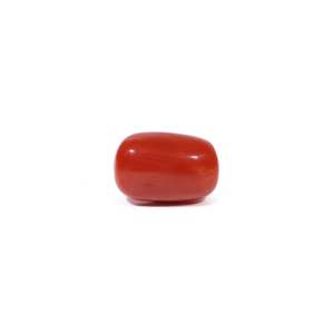 Natural Red Coral Loose Gemstone 3.21 Carat Certified Wholesale Raw - Product Image 1