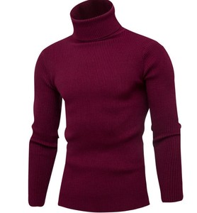 Winter Men'S Turtleneck Sweater Bottoming <b>Shirt</b> Long-Sleeved Warm Thick Sweater - Product Image 5