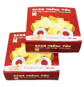 Authentic Vietnamese 1mm Thick Crispy Shrimp Crackers Recycled Paper Cardboard Self Erecting Boxes Offset Printed Air Sea - Product Image 5