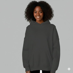 Sudadera con Capucha para Mujer OEM, Otoño/Invierno, Impresión Frontal Personalizada, Servicio de Bordado, Forro Polar 100% Algodón Grueso, Resistente al Viento - Product Image 4