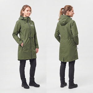 100% Nylon Polyester Hood Rain <b>Coats</b> <b>Women's</b> Waterproof Hiking Side Pockets Long <b>Coat</b> Outdoor Rain Long Jackets <b>Women</b> - Product Image 1