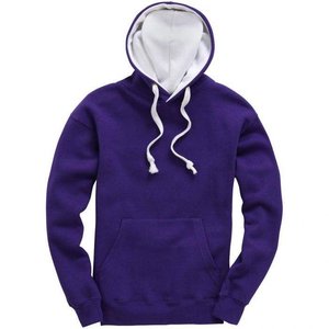 Sweat-shirt à capuche rouge pour homme, 100% coton molletonné, couleur unie, coupe classique, vêtement d'automne - Product Image 5