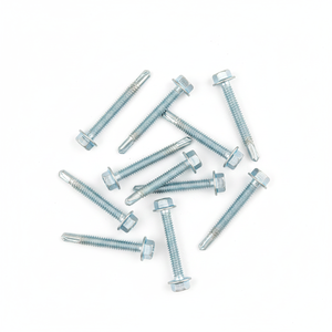 OEM/ODM Hex Washer Head Self-Drilling Screws - Blue White Zinc <b>Fastener</b> Factory - Product Image 1