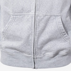 Sudaderas con Capucha de Moda OEM, Sudaderas con Capucha con Impresión de Espuma Personalizada, Muestras Gratis, 400 Gsm, 100% Algodón Orgánico, Color Gris Oscuro - Product Image 6